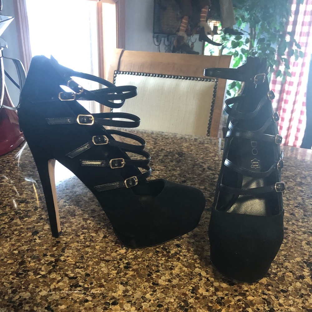 Aldo Heeled black shoe